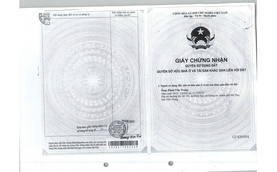 BÁN NHÀ CĂN GÓC 2 MẶT TIỀN, GIÁ TỐT- SỐ 280, NGUYỄN THỊ THẬP, QL60, X.TRUNG AN - Ảnh 4